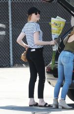 EMMA STONE, MARTHA MACISAAC and SUGAR LYN BEARD Out in Los Angeles 08/11/2019