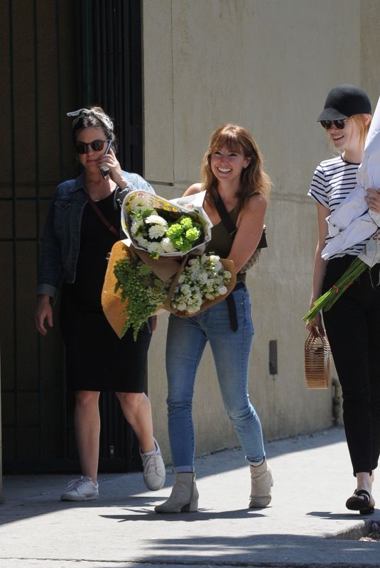 EMMA STONE, MARTHA MACISAAC and SUGAR LYN BEARD Out in Los Angeles 08/11/2019