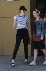 EMMA STONE, MARTHA MACISAAC and SUGAR LYN BEARD Out in Los Angeles 08/11/2019