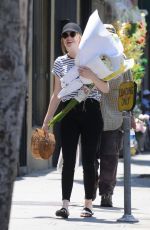 EMMA STONE, MARTHA MACISAAC and SUGAR LYN BEARD Out in Los Angeles 08/11/2019