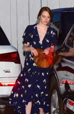 EMMA STONE Out and About in Santa Monica 08/07/2019