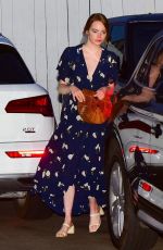 EMMA STONE Out and About in Santa Monica 08/07/2019
