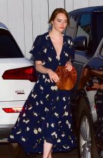 EMMA STONE Out and About in Santa Monica 08/07/2019