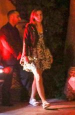 EMMA WATSON Arrives at a Party in West Hollywood 08/07/2019