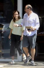 EMMA WATSON Leaves Superba Cafe in Santa Monica 08/13/2019