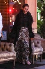 EMMA WATSON Leaves Via Veneto Restaurant in Santa Monica 08/04/2019