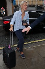 EMMA WILLIS Arrives Zoe Ball Breakfast Show in London 08/05/2019