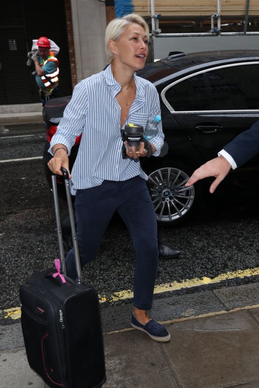 EMMA WILLIS Arrives Zoe Ball Breakfast Show in London 08/05/2019