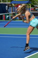 EUGENIE BOUCHARD at a Practice Session in Toronto 08/09/2019
