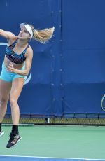EUGENIE BOUCHARD at a Practice Session in Toronto 08/09/2019