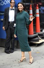 EVA LONGORIA Arrives at Good Morning America in New York 08/05/2019