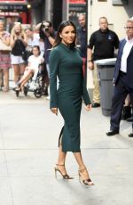 EVA LONGORIA Arrives at Good Morning America in New York 08/05/2019