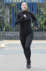 EVE HEWSON on the Set of Behind Her Eyes in London 08/12/2019
