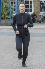 EVE HEWSON on the Set of Behind Her Eyes in London 08/12/2019