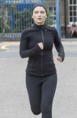 EVE HEWSON on the Set of Behind Her Eyes in London 08/12/2019