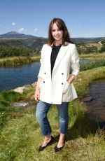 FELICITY JONES at The Aeronauts Photocall at 2019 Telluride Film Festival 08/30/2019