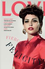 FELICITY JONES in Love Magazine, August 2019