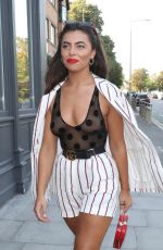 FRANCESCA ALLEN Arrives at Novikov in London 08/26/2019