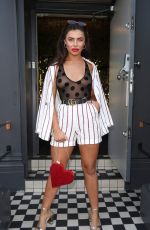 FRANCESCA ALLEN Arrives at Novikov in London 08/26/2019
