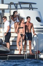 GEORGIA GIBBS in Bikini at a Yacht in Porto Cervo 08/11/2019
