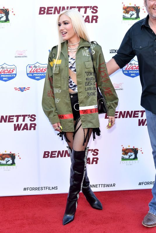 GEWEN STEFANI at Bennett’s War Premiere in Hollywood 08/13/2019