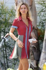 GIA SKOVA Out Shopping in Los Angeles 08/16/2019