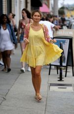 GIA SKOVA Out Shopping on Abbot Kinney in Venice Beach 08/12/2019