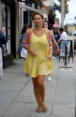 GIA SKOVA Out Shopping on Abbot Kinney in Venice Beach 08/12/2019