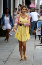 GIA SKOVA Out Shopping on Abbot Kinney in Venice Beach 08/12/2019