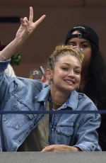 GIGI HADID at Usta Billie Jean King National Tennis Center in New York 08/28/2019
