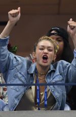 GIGI HADID at Usta Billie Jean King National Tennis Center in New York 08/28/2019