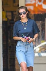 GIGI HADID Leaves Blick Art Store in New York 08/14/2019