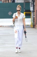 GIGI HADID Out and About in New York 08/06/2019