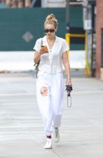 GIGI HADID Out and About in New York 08/06/2019