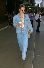 GIGI HADID Out and About in New York 08/28/2019