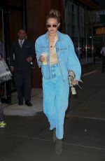 GIGI HADID Out and About in New York 08/28/2019