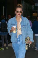 GIGI HADID Out and About in New York 08/28/2019