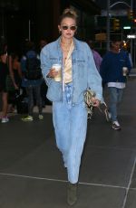 GIGI HADID Out and About in New York 08/28/2019