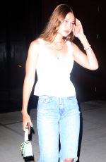 GIGI HADID Out for Dinner in New York 08/20/2019