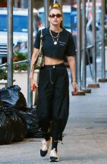 GIGI HADID Out in New York 08/13/2019