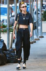 GIGI HADID Out in New York 08/13/2019