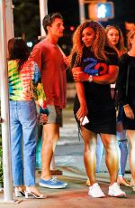 GIGI HADID, SERENA WILLIAMS and Tyler Cameron at La Esquina in New York 08/21/2019