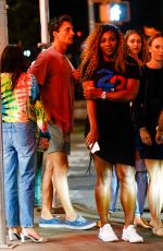 GIGI HADID, SERENA WILLIAMS and Tyler Cameron at La Esquina in New York 08/21/2019