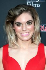 GINA HUGHES at Satanic Panic Premiere in Hollywood 08/23/2019