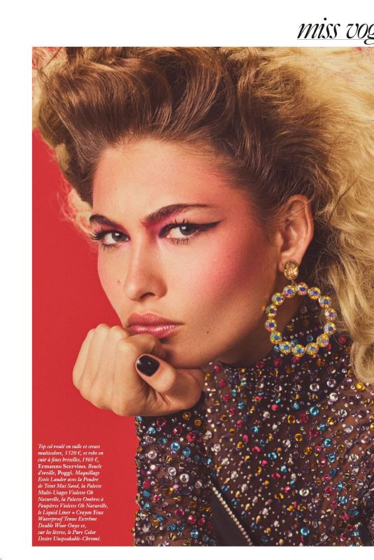 GRACE ELIZABETH for Vogue Paris, August 2019