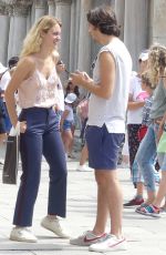 GRACE VAN PATTEN and Nat Wolff Out in Venice 07/29/2019