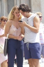 GRACE VAN PATTEN and Nat Wolff Out in Venice 07/29/2019