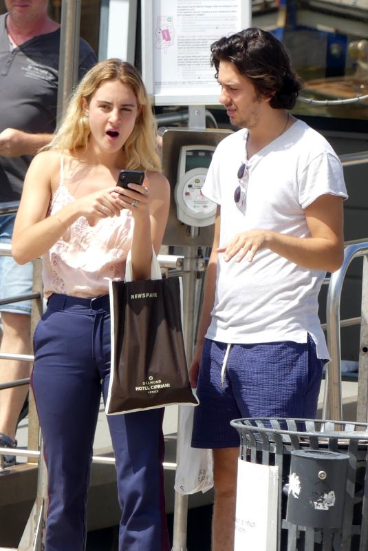 GRACE VAN PATTEN and Nat Wolff Out in Venice 07/29/2019