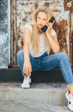 GRACIE DZIENNY on the Set of a Photoshoot, 2019