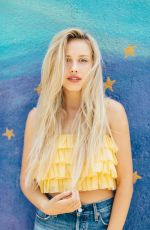GRACIE DZIENNY on the Set of a Photoshoot, 2019